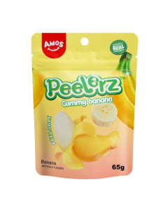 Amos Peelerz - Peelable Banana Gummy 65g