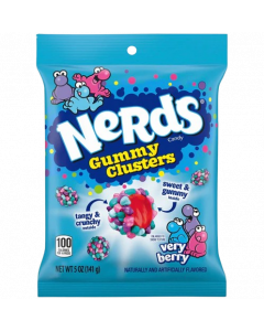 Nerds Gummy Clusters Very Berry Bag (141g)