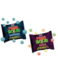 Mega Sour Candy Bags 104g
