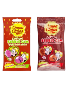 Chupa Chups Cotton Candy Bubble Gum - 11g (Thailand Import)