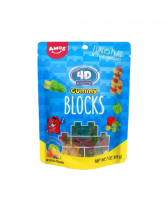 4D Gummy Blocks by Amos 198g (USA Import)