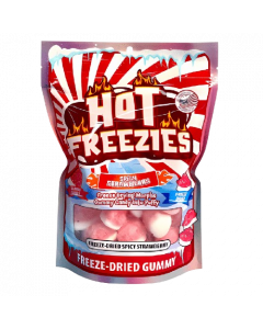 Hot Freezies - Freeze Dried Spicy Strawberry Gummy Candy 100g