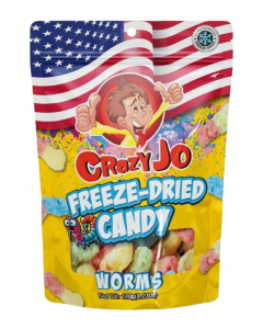 Crazy Jo - Freeze Dried Worms 120g