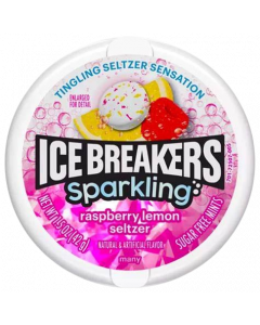 Ice Breakers Sparkling Raspberry Lemon Seltzer