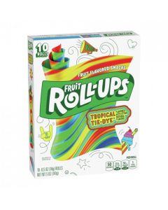 Fruit Roll-Ups Tropical Tie-Dye (10 Rolls) - BBF 30TH SEPT 2024