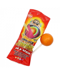 Zed Monster Jawbreaker on a stick (Bubble gum centre)