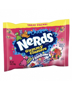 Nerds Gummy Clusters Rainbow - Treat Pack 0f 15 14g Pouches