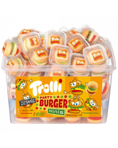 Trolli Party Burger Minis - 60 Pieces 600g