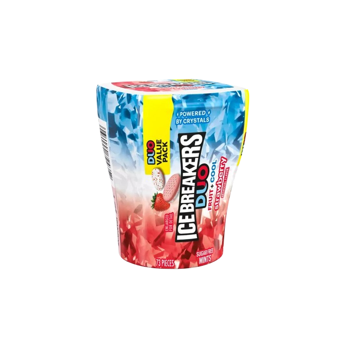 Ice Breakers Duo Fruit & Cool Strawberry Mints - 92g