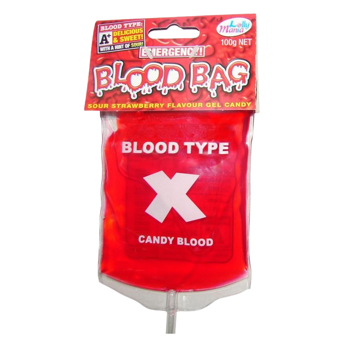 Mr Candy Blood Bag Strawberry - 100g