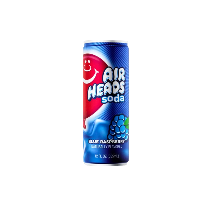 Airheads Soda Blue Raspberry (355ml) USA