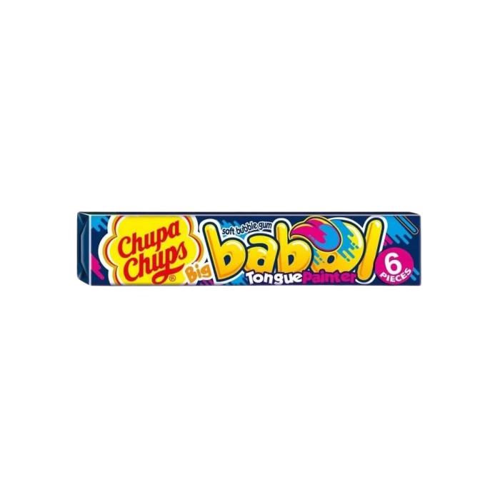 Chupa Chups Big Babol Tongue Painter Bubble Gum - 27.6g