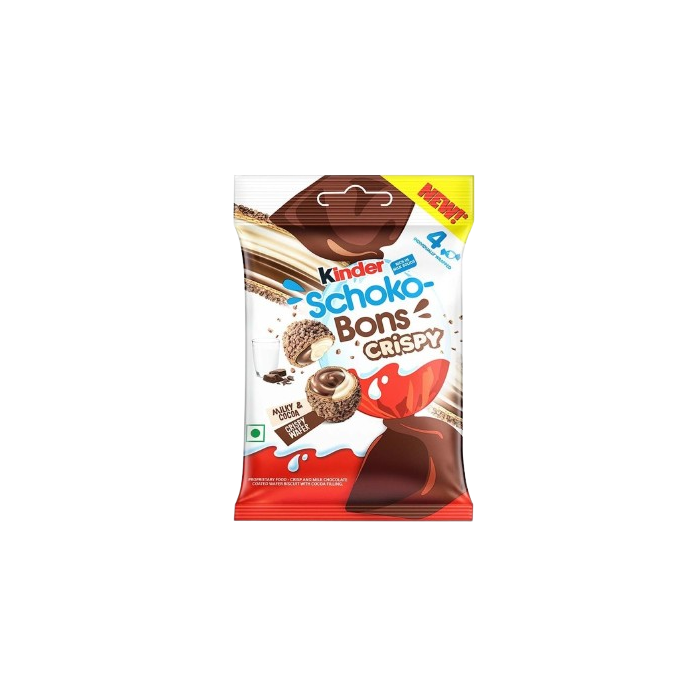 kinder schoko bons crispy milk chocolate 22.4g