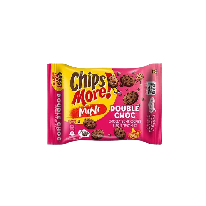 Chips More Mini Double Chocolate - 80g (Malaysian Import)