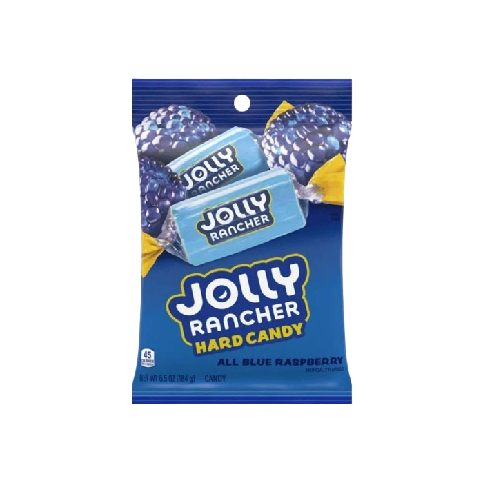 JOLLY RANCHERS HARD CANDY - ALL BLUE RASPBERRY 198g (USA)