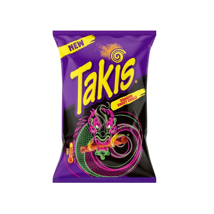 Takis Dragon Sweet Chilli Crisps  -  100g
