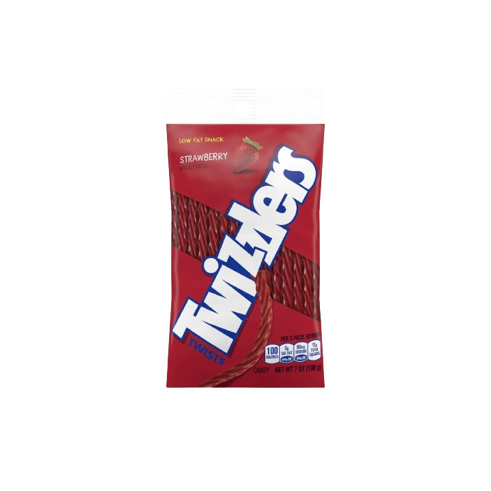 Twizzlers Strawberry Liquorice Twists - 198g