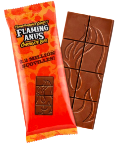 Flamethrower Candys Flaming Anus Chocolate Bar - 52g