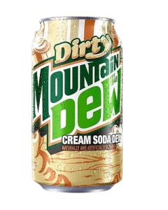 Mountain Dew Dirty Cream Soda Dew - 355ml 
