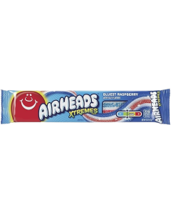 Airheads Xtremes Bluest Raspberry Sweetly Sour Candy Belts