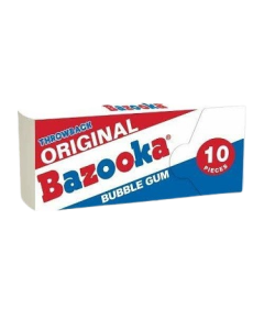 Bazooka Original Bubble Gum - 10 Pieces