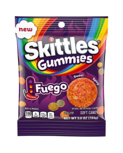 Skittles Gummies Fuego Bag - 164g (USA Import)
