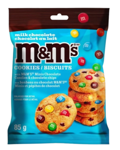M&M'S - MILK CHOCOLATE MINI COOKIES - 85G