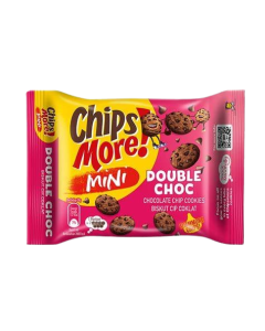 Chips More Mini Double Chocolate - 80g (Malaysian Import)