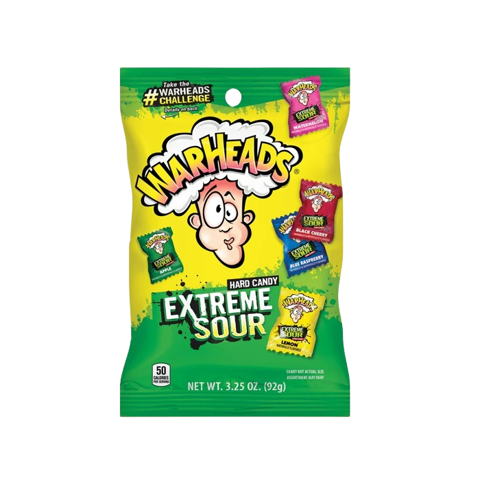 Warheads Extreme Sour Hard Candy 92g