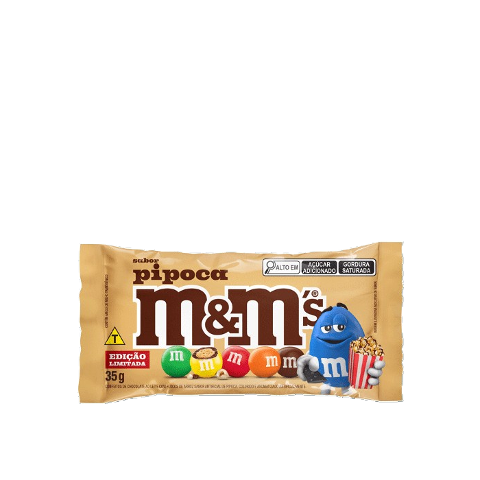 M&M's Popcorn Flavour Limited Edition  - 135g (Brazil Import) BBF 24/08/2025