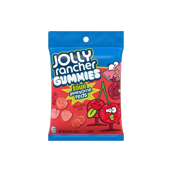 Jolly Rancher Gummies Sour Awesome Reds