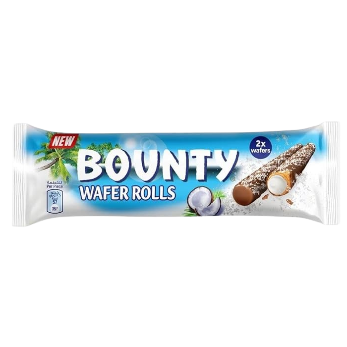 Bounty Wafer Rolls - 22.5g