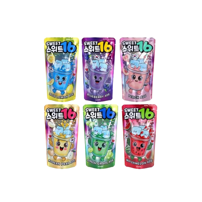 Sweet 16 Ade - 200mls (Korean Import) Sugar Free