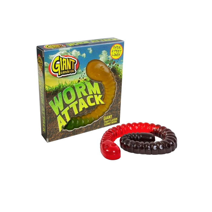 Giant Gummy Worm Attack (800g)