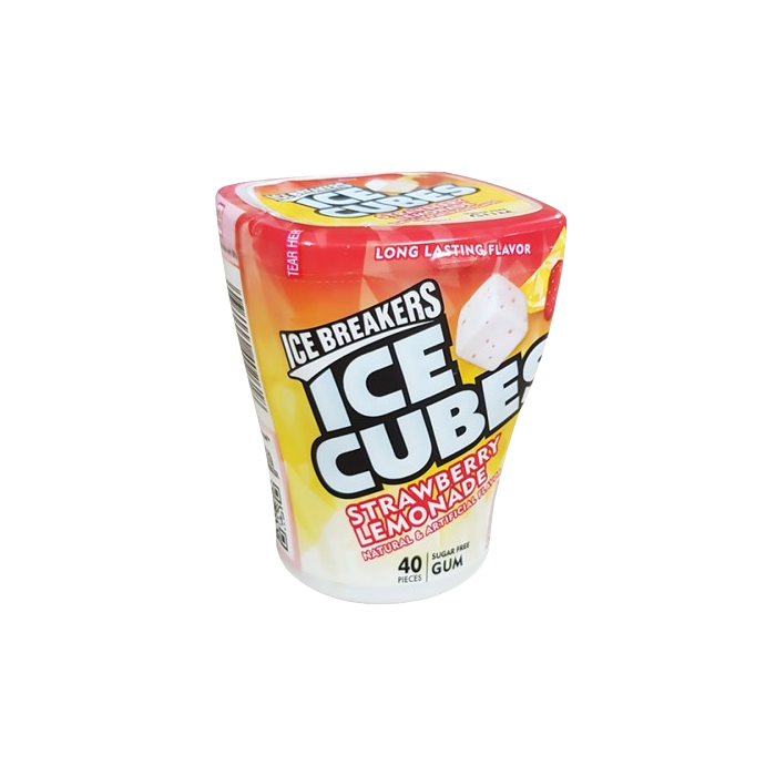 Ice Breakers Ice Cubes Strawberry Lemonade Gum