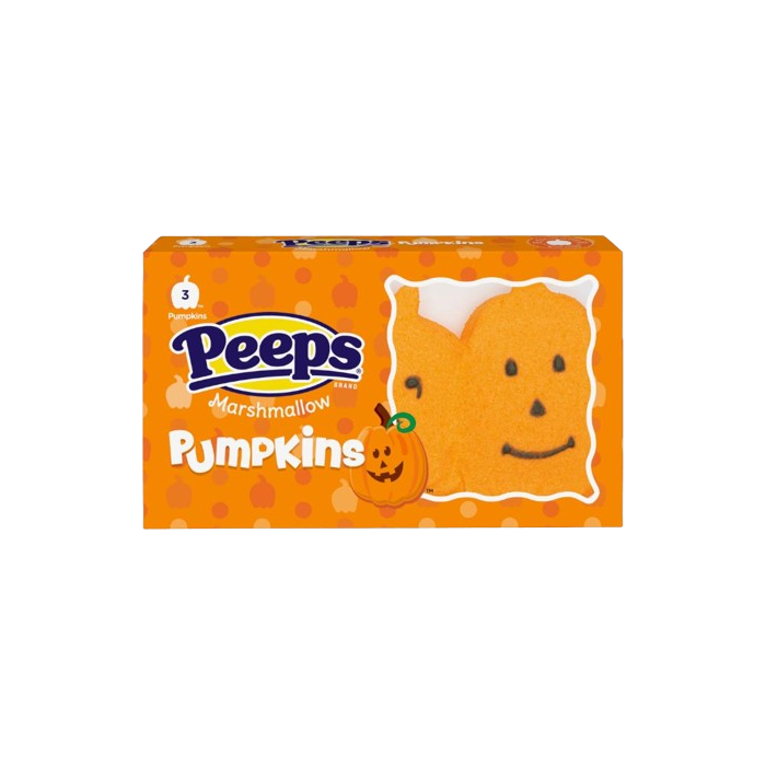 Peeps Marshmallow Pumpkin - 3 pack