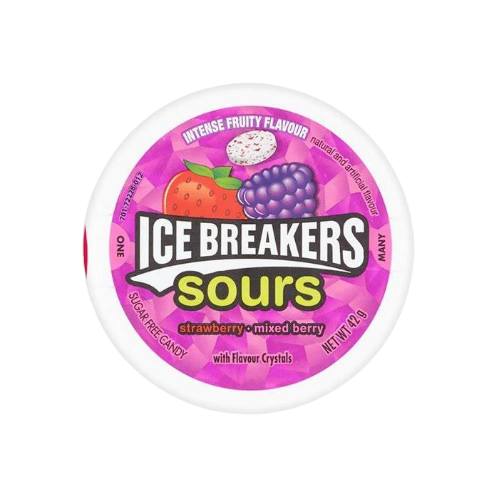 Ice Breakers Sours Strawberry & Mixed Berry