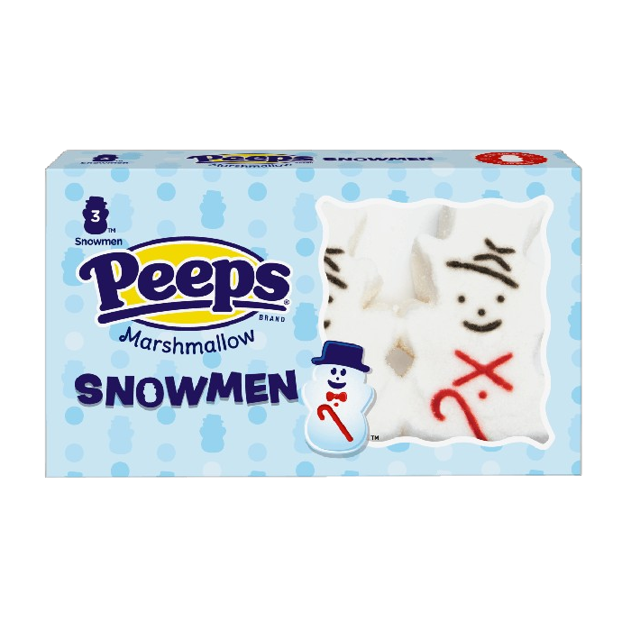 Peeps Marshmallow Snowmen 3PK - 42g