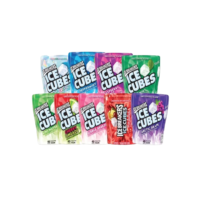 ICE BREAKERS ICE CUBES GUM - 92g (USA IMPORT)