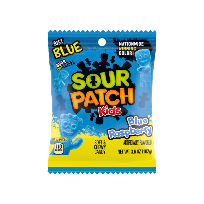 SOUR PATCH BLUE RASPBERRY BAG - 102g