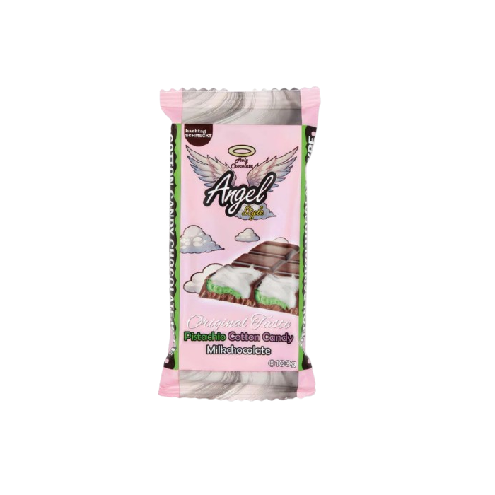 Angel Hair Schokolade - Pistachio Cotton Candy Milk Chocolate Dubai Bar 100g
