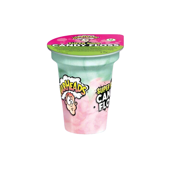 Warheads Super Sour Candy Floss Cup - 20g